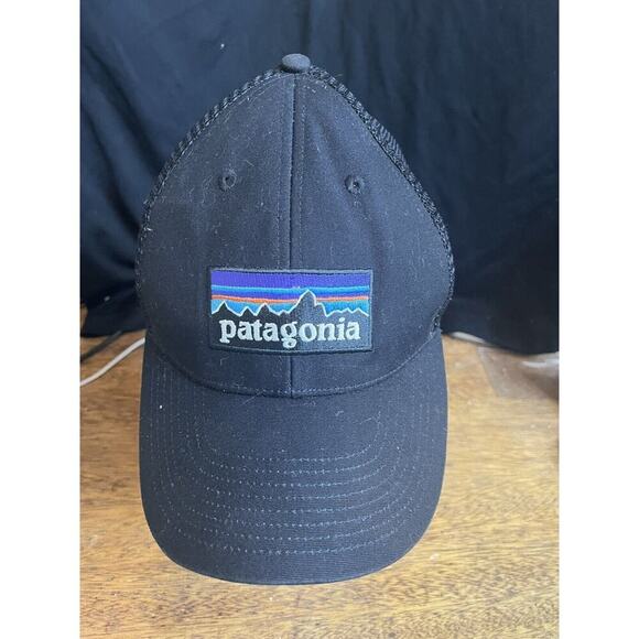 Patagonia Hat Cap Trucker Mesh Snap Back‎ Adjustable Blue Navy Outdoor - Picture 1 of 6